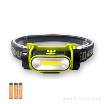 3W COB stillanleg horn LED headlamp